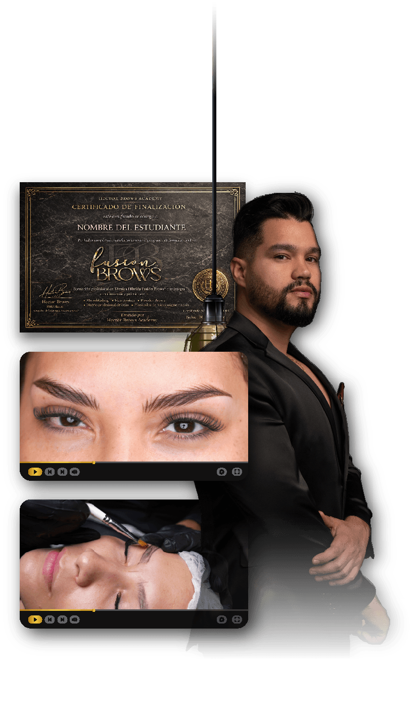 Certificado, clases y Héctor Brows